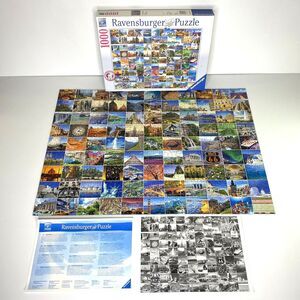 Ravensburger 1000 piece‎ Jigsaw Puzzle 99 Beautiful Places On Earth COMPLETE